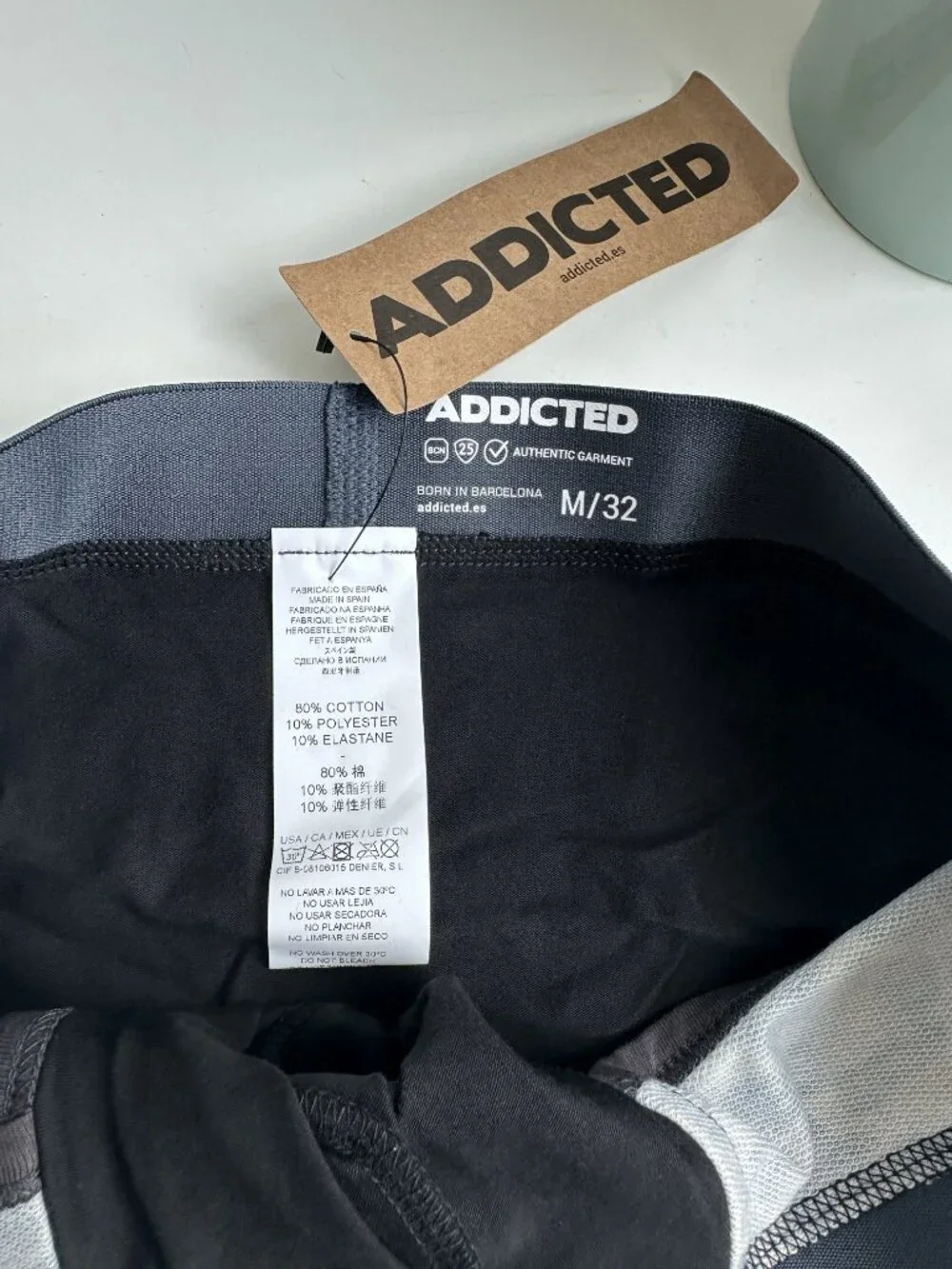 Addicted - Leopard Panels Brief - Black (M)